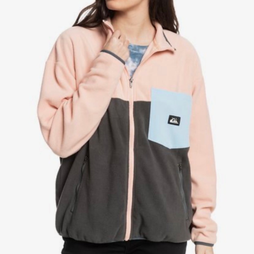 Quiksilver Heritage Thrift Bloc zip-up fleece
